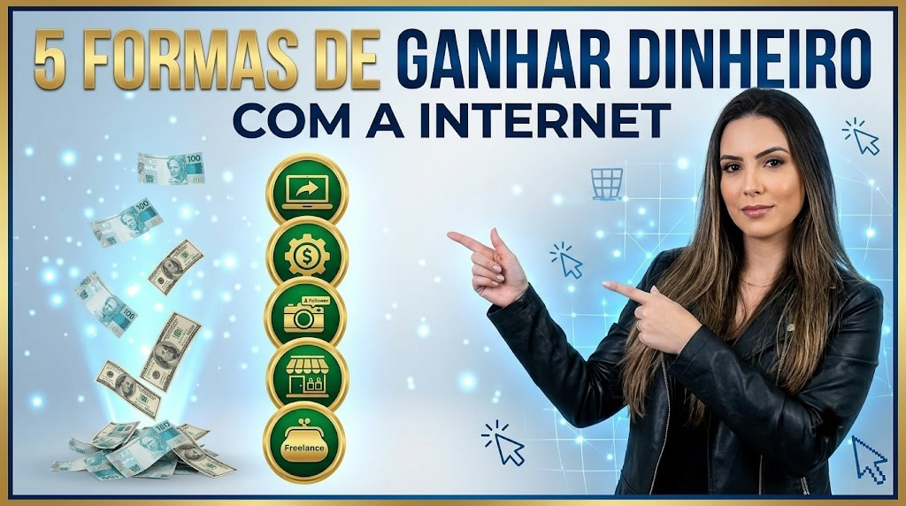 5 formas de ganhar dinheiro com a internet