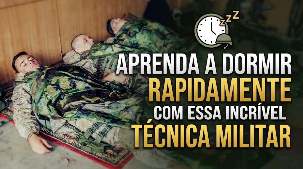 Aprenda a dormir rapidamente com essa incrível técnica militar