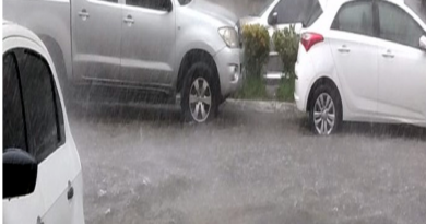 Chuva forte causa vários acidentes em Volta Redonda