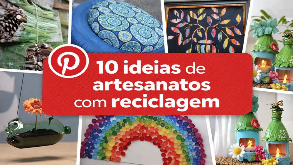10 ideias de artesanatos com reciclagem