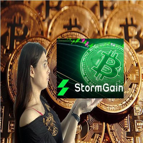 StormGain aplicativo bitcoin