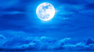 Super lua Azul
