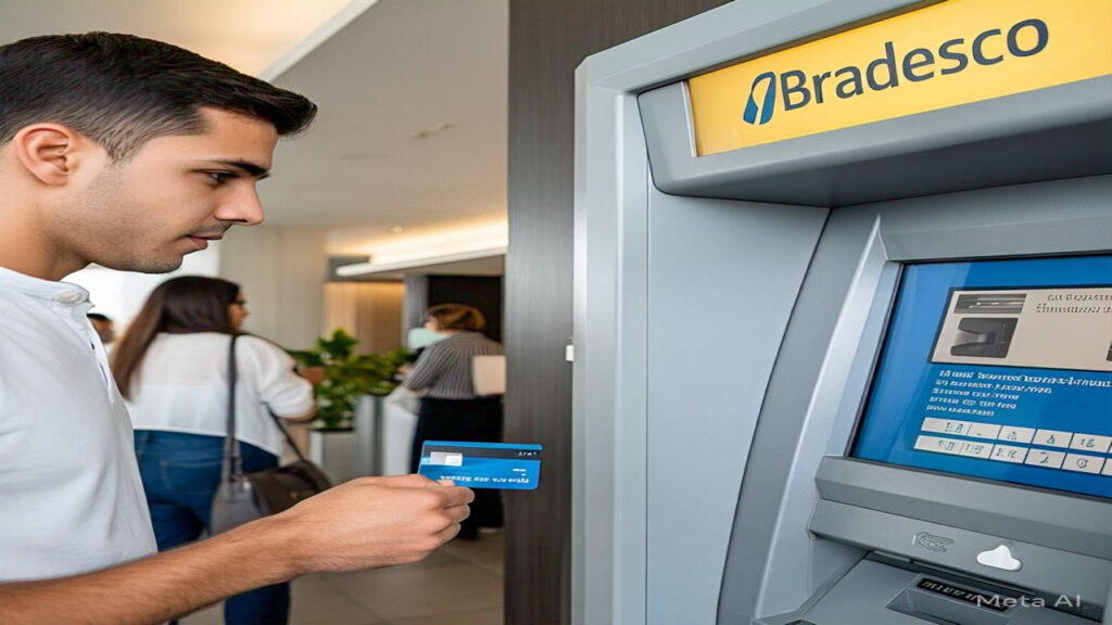 Desbloquear cartão Bradesco no caixa eletrônico