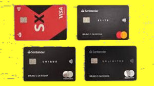 Cartões de crédito Santander