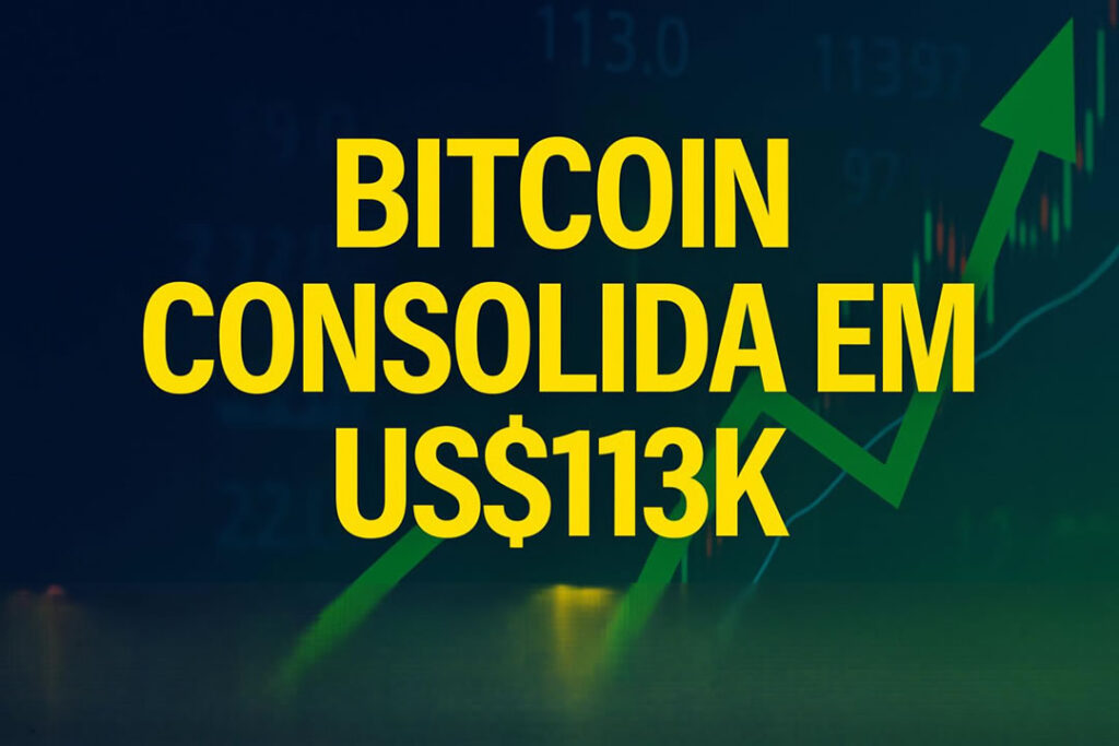 Bitcoin consolida em US$113K