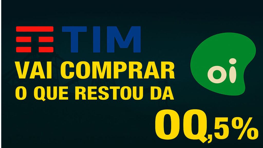 A TIM vai comprar o que restou da OI