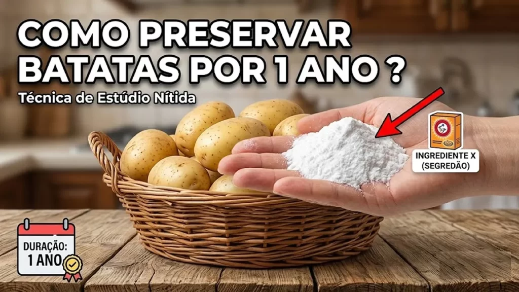 Como Conservar Batatas por 1 Ano
