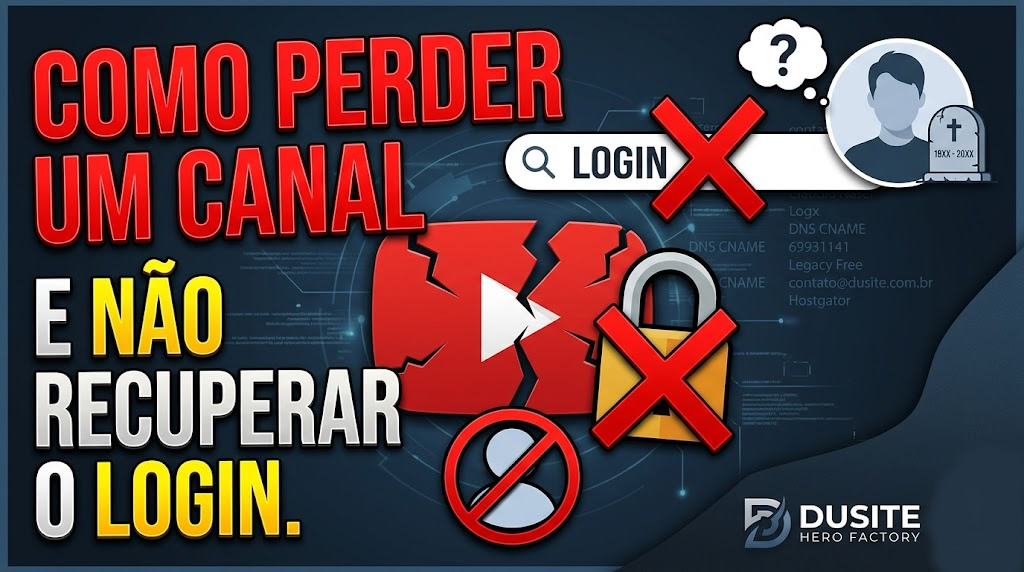 Como perder um canal no youtube