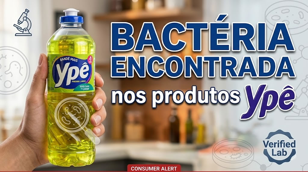 Bactéria encontrada nos produtos Ypê