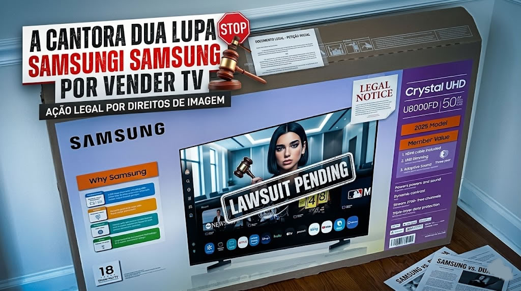 Dua Lipa Samsung Smart TV