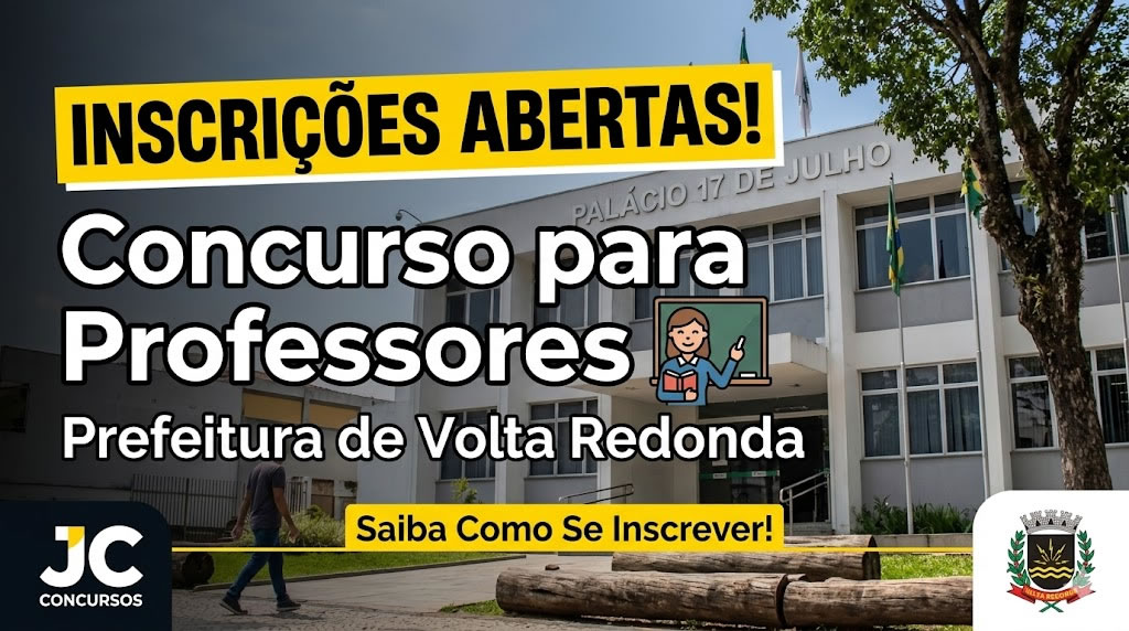 Prefeitura de Volta Redonda concurso da Prefeitura