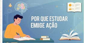 Ilustração representando o processo ativo de estudo e consolidação do aprendizado