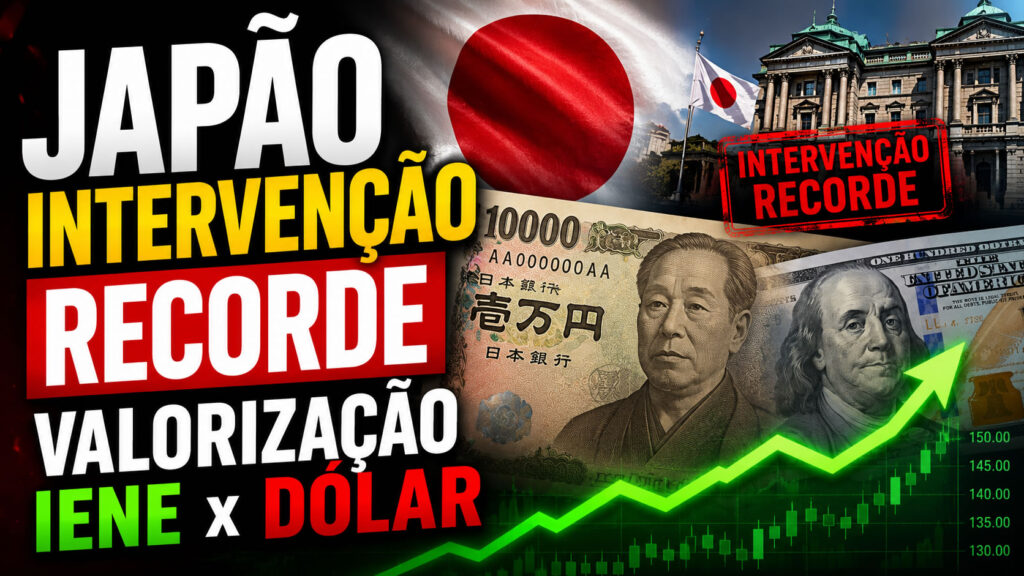 Japão intervenção recorde valorização iene dolar