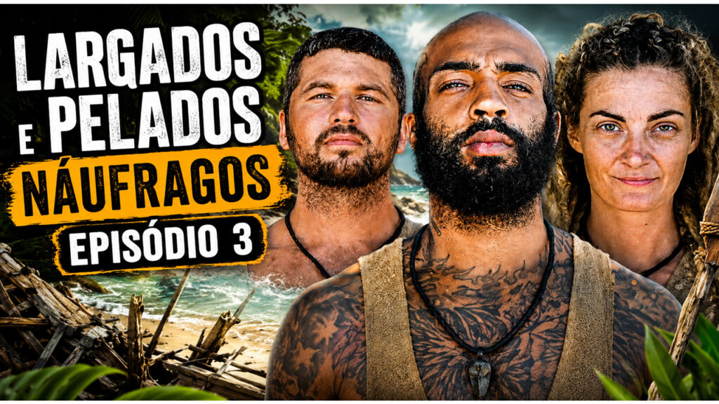 Largados e Pelados Náufragos 3º episódio