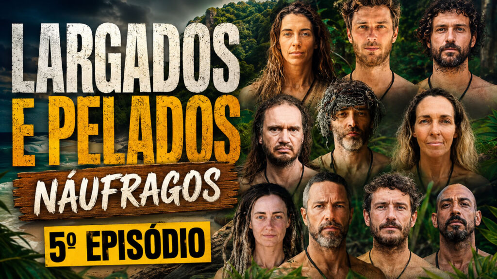 Largados e Pelados Náufragos quinto episódio