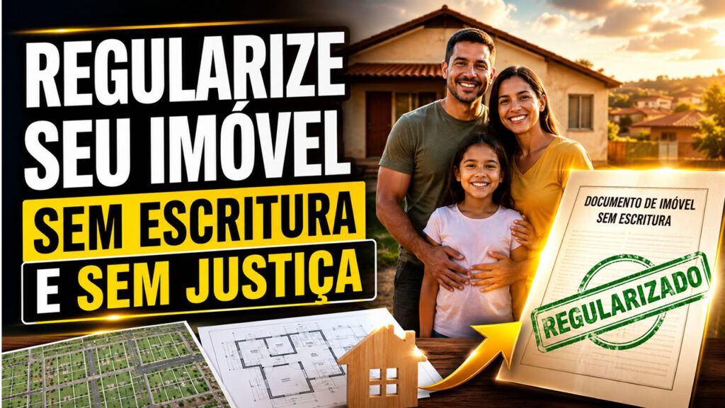 REGULARIZE SEU IMÓVEL SEM ESCRITURA E SEM JUSTIÇA