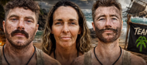 Equipe de Adam e Mandy no episódio 3 de Náufragos