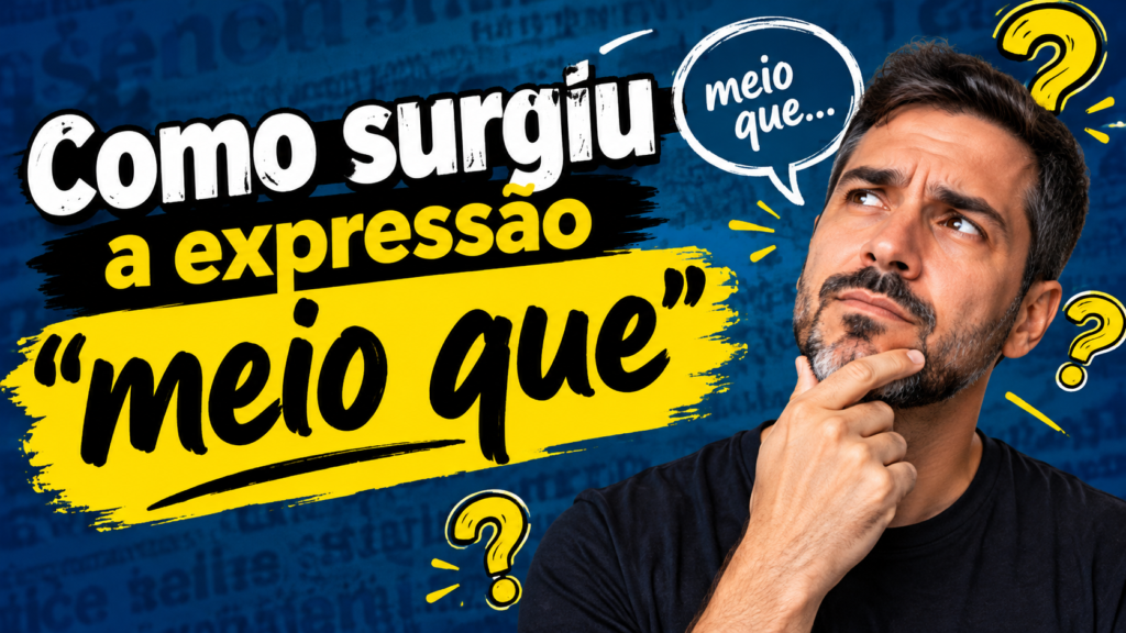 expressão “meio que”