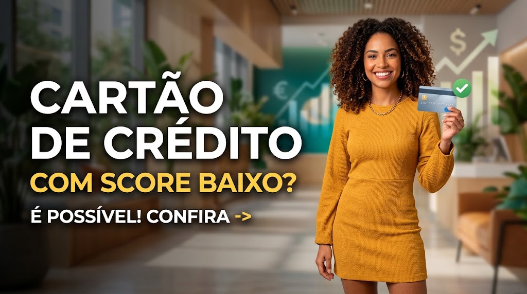 Cartão de crédito com score baixo